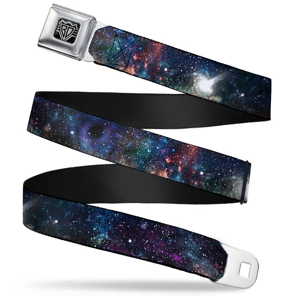 6260 Seatbelt Belt - Galaxy Collage - 1.5" Wide - 32-52 Inches in Length